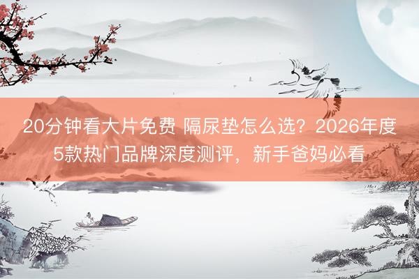 20分钟看大片免费 隔尿垫怎么选？2026年度5款热门品牌深度测评，新手爸妈必看