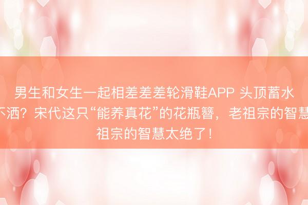 男生和女生一起相差差差轮滑鞋APP 头顶蓄水养花还不洒？宋代这只“能养真花”的花瓶簪，老祖宗的智慧太绝了！