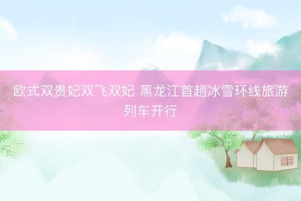 欧式双贵妃双飞双妃 黑龙江首趟冰雪环线旅游列车开行