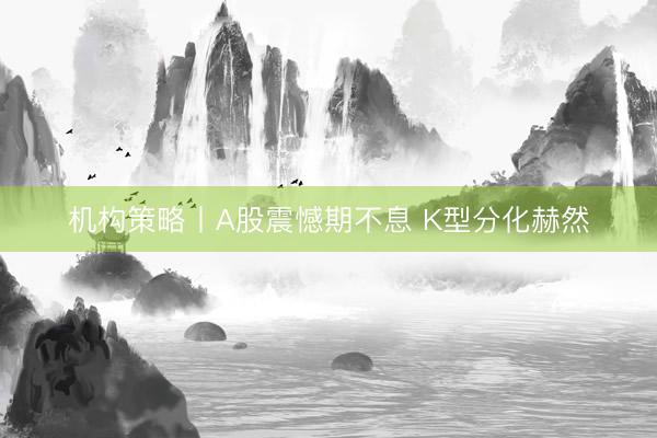机构策略丨A股震憾期不息 K型分化赫然